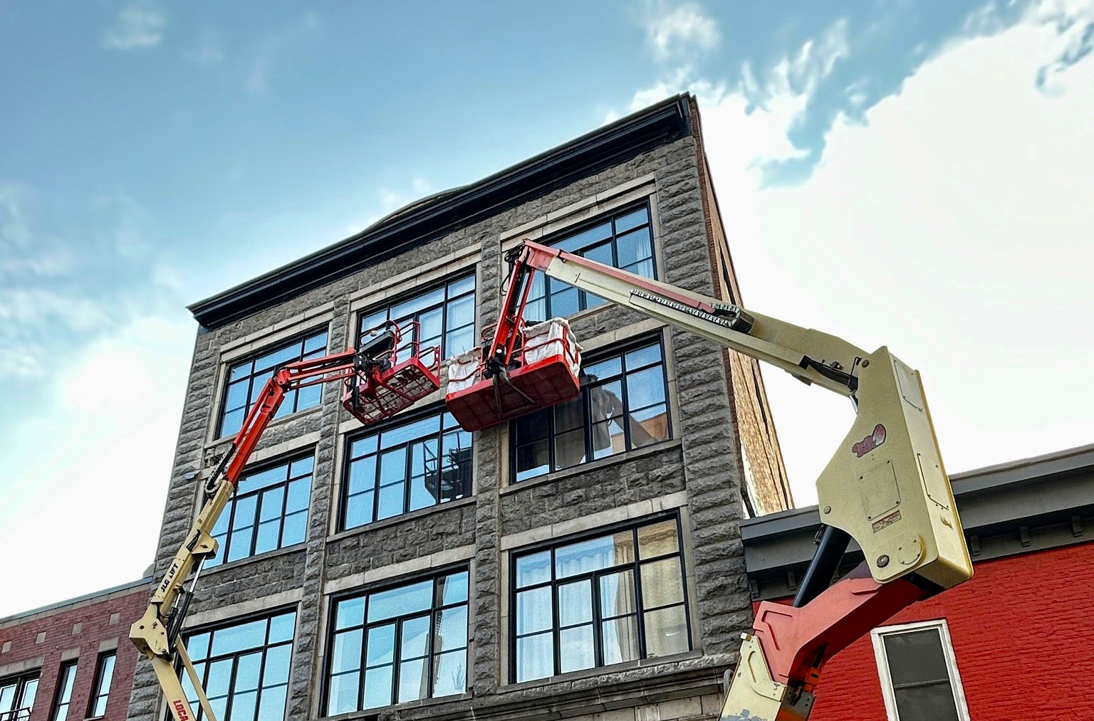 Restauration et réparation de maçonnerie sur bâtiment